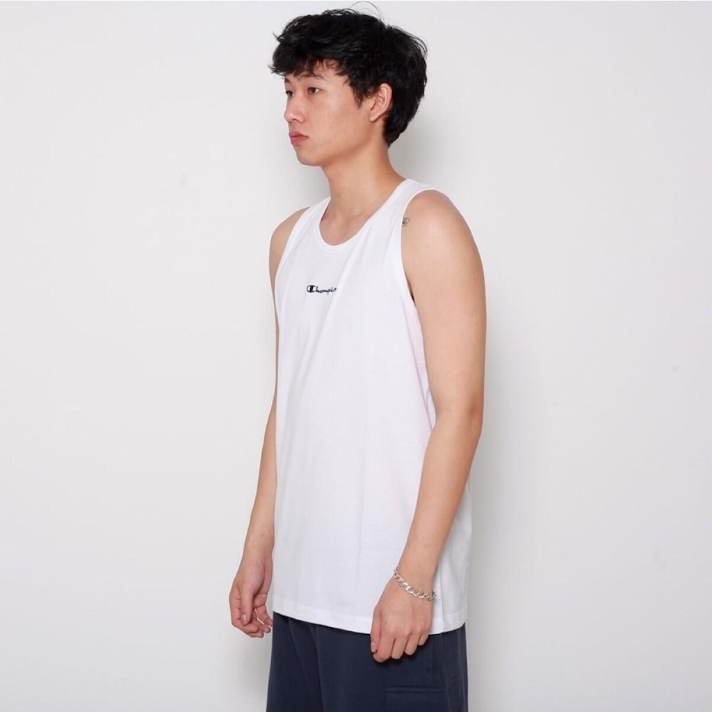 Imagem 2 do produto Camiseta Regata Champion Mini Logo Bordado 1C Masculina