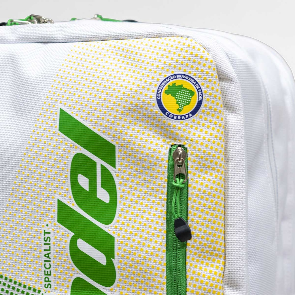 Imagem 2 do produto Mochila Raqueteira Bullpadel Seleção Brasileira de Padel COBRAPA