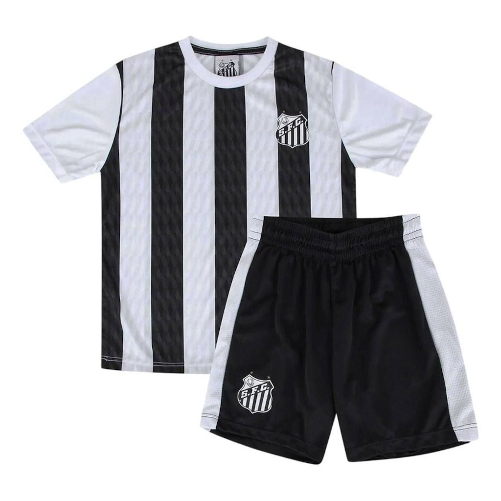 Imagem 3 do produto Kit Jogo do Santos Infantil Braziline Mini Craque