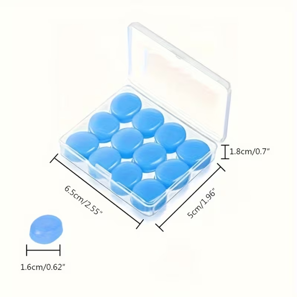 Imagem 3 do produto Protetor de Ouvido Gold Sports Moldável em Silicone Ultra Soft com 12 Unidades