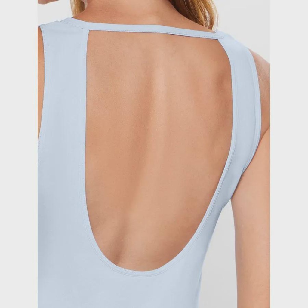 Imagem 5 do produto Camiseta Regata Body For Sure Lisa Essentials Colors Feminina