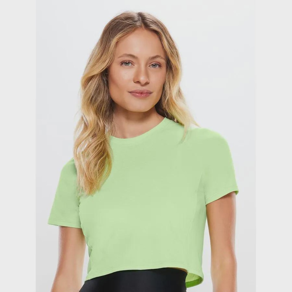Imagem 2 do produto Blusa Cropped Body For Sure Liso Essentials Colors