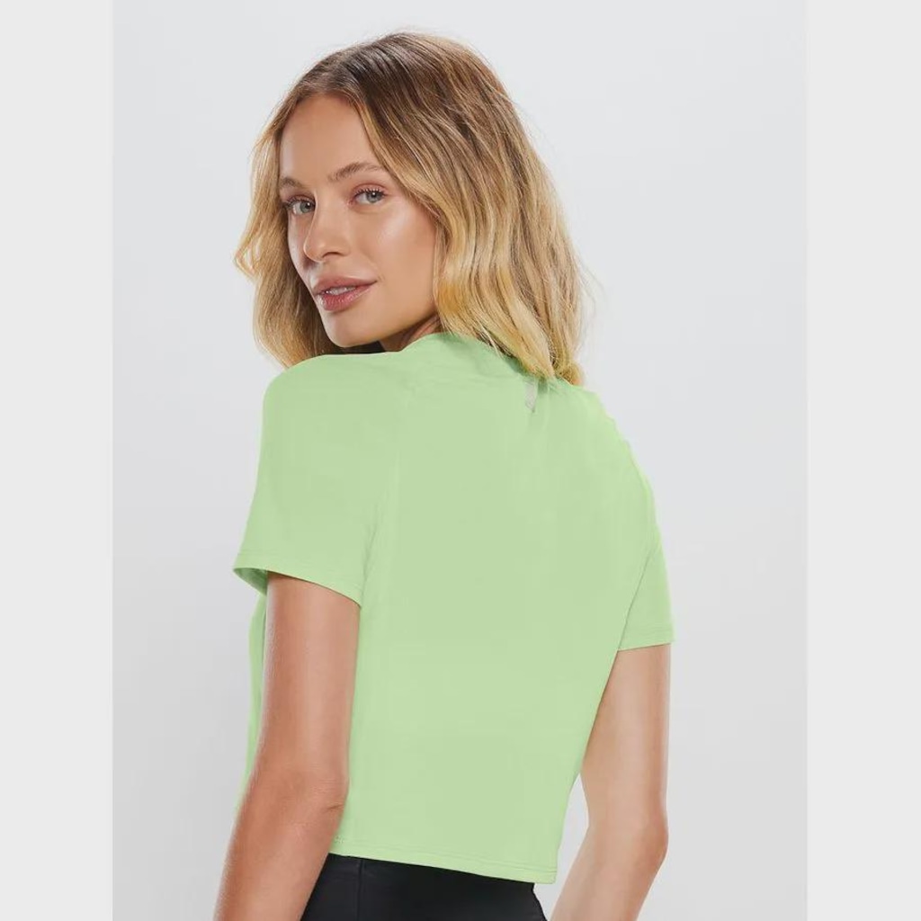 Imagem 4 do produto Blusa Cropped Body For Sure Liso Essentials Colors