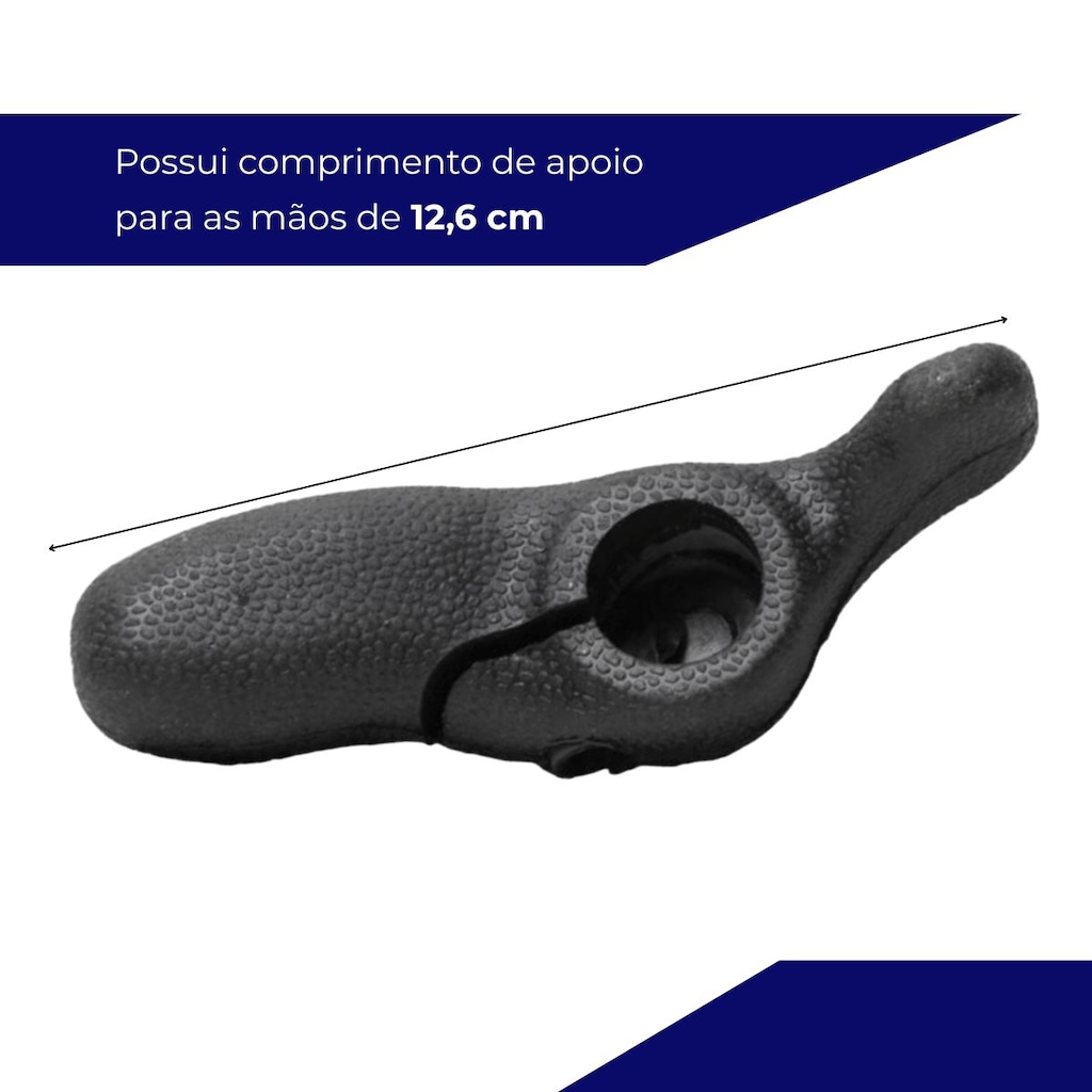 Imagem 3 do produto Bar End Chifre Guidão Bike Absolute Ergonômico - 126mm