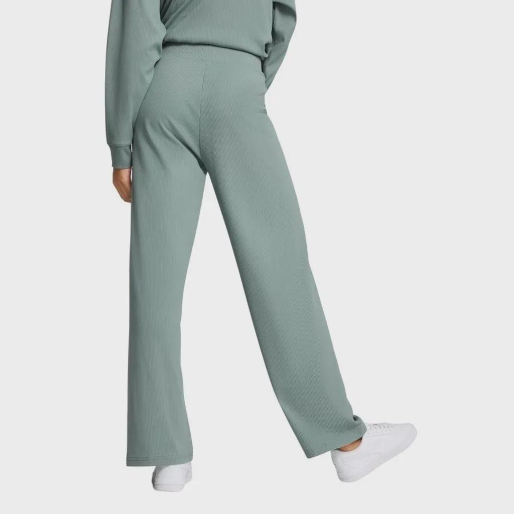 Imagem 2 do produto Calça Puma Ess Elevated Rib Straight Feminina