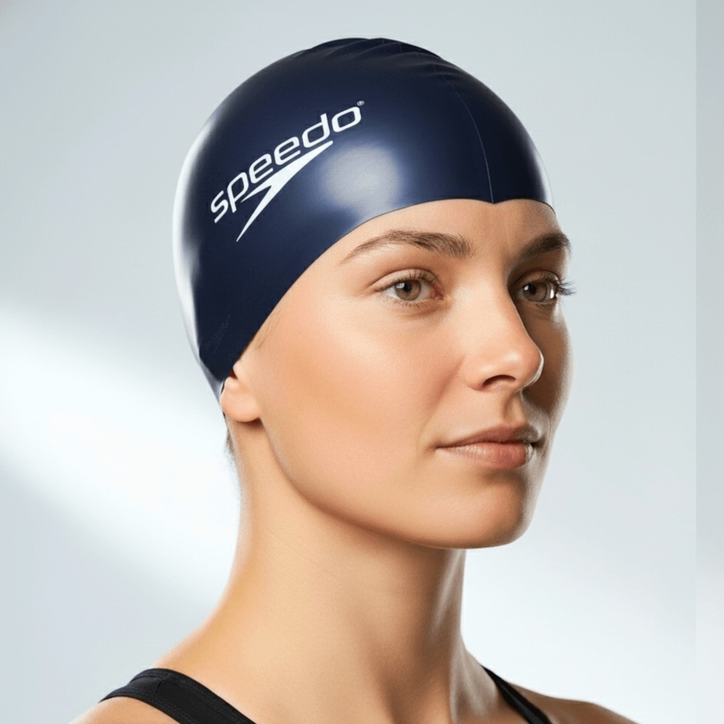 Imagem 2 do produto Touca de Natação Flat Cap em Silicone - Masculino