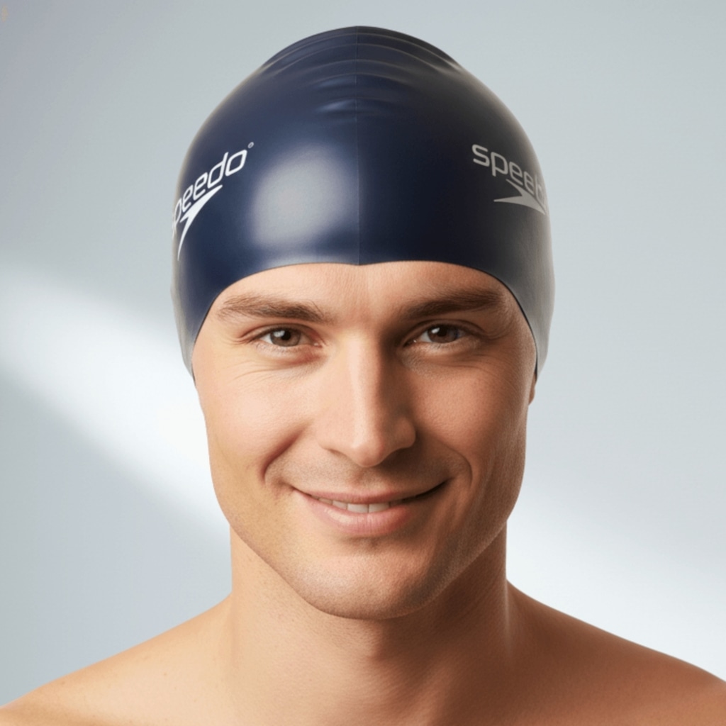 Imagem 3 do produto Touca de Natação Flat Cap em Silicone - Masculino