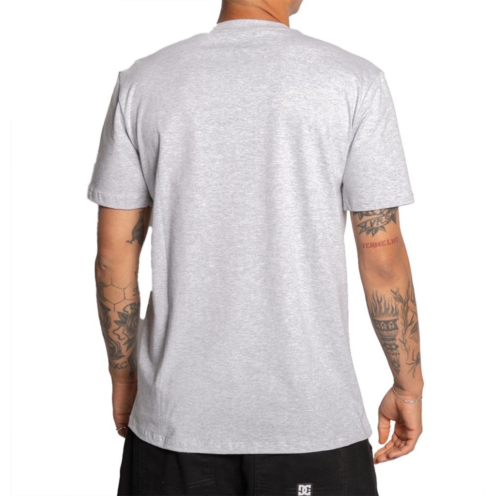Imagem 2 do produto Camiseta DC Shoes DC Star Chrome Silver Masculina