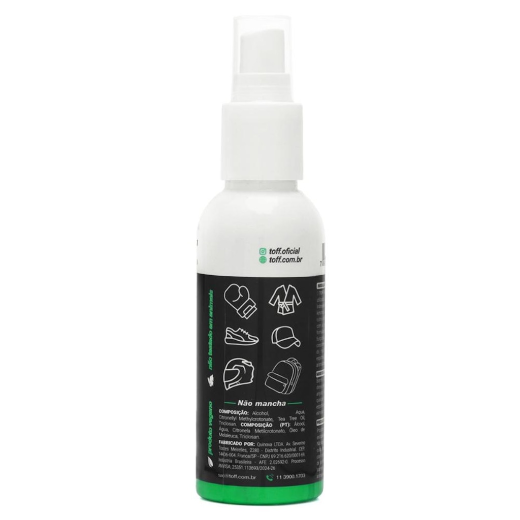 Imagem 2 do produto Spray Toff Antiodor 120g