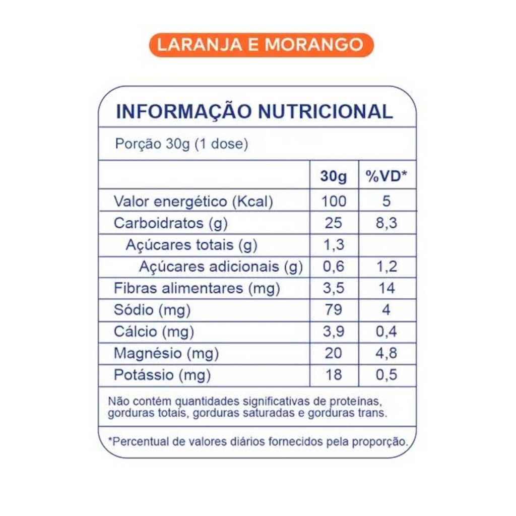Imagem 2 do produto BT 400 Nitrato Dobro sabor Laranja com Morango 450g