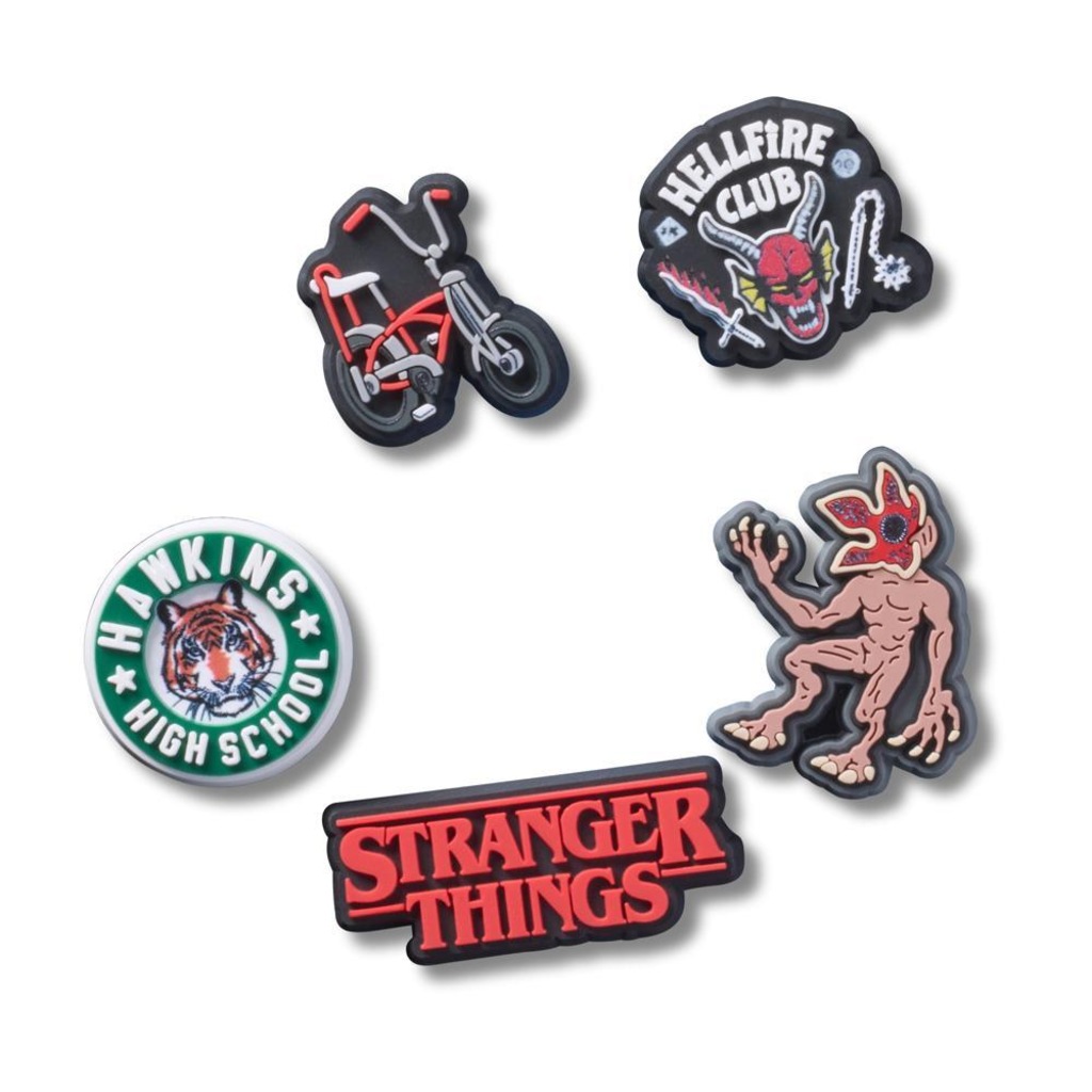 Imagem 1 do produto Jibbitz™ Netflix Stranger Things Pack Com 5 Peças Única - Unissex