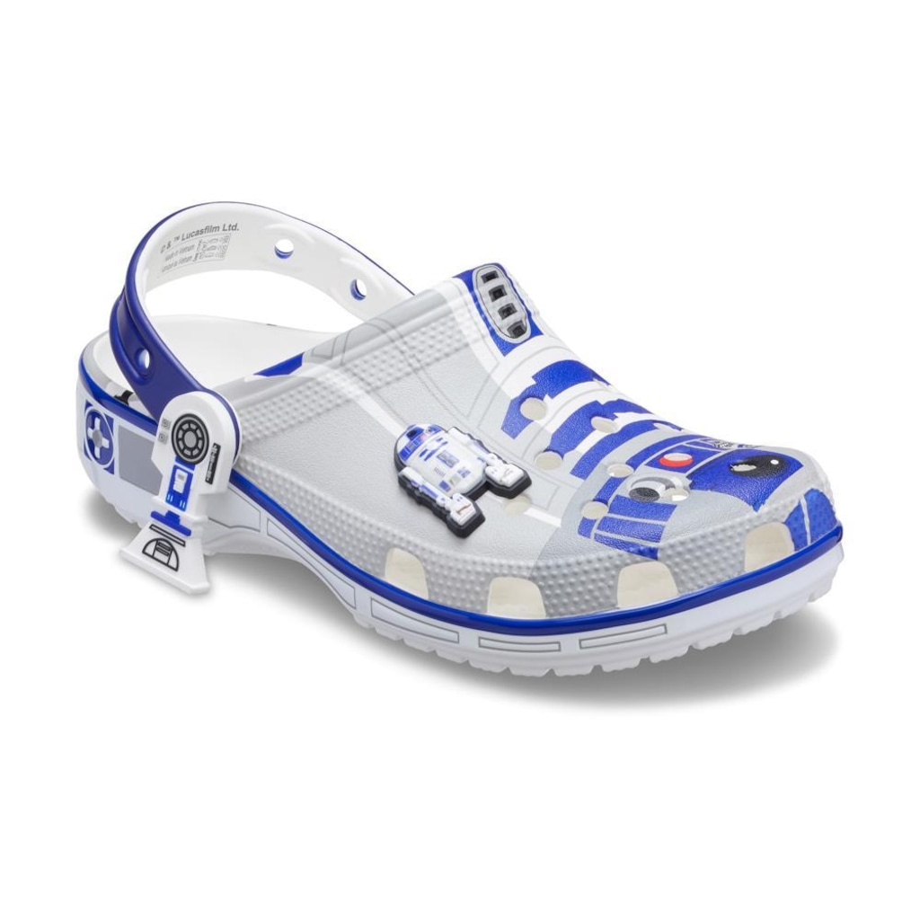 Imagem 2 do produto Sandália Crocs Star Wars R2D2 Classic Clog Multi - Unissex