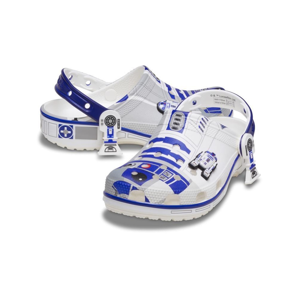 Imagem 4 do produto Sandália Crocs Star Wars R2D2 Classic Clog Multi - Unissex