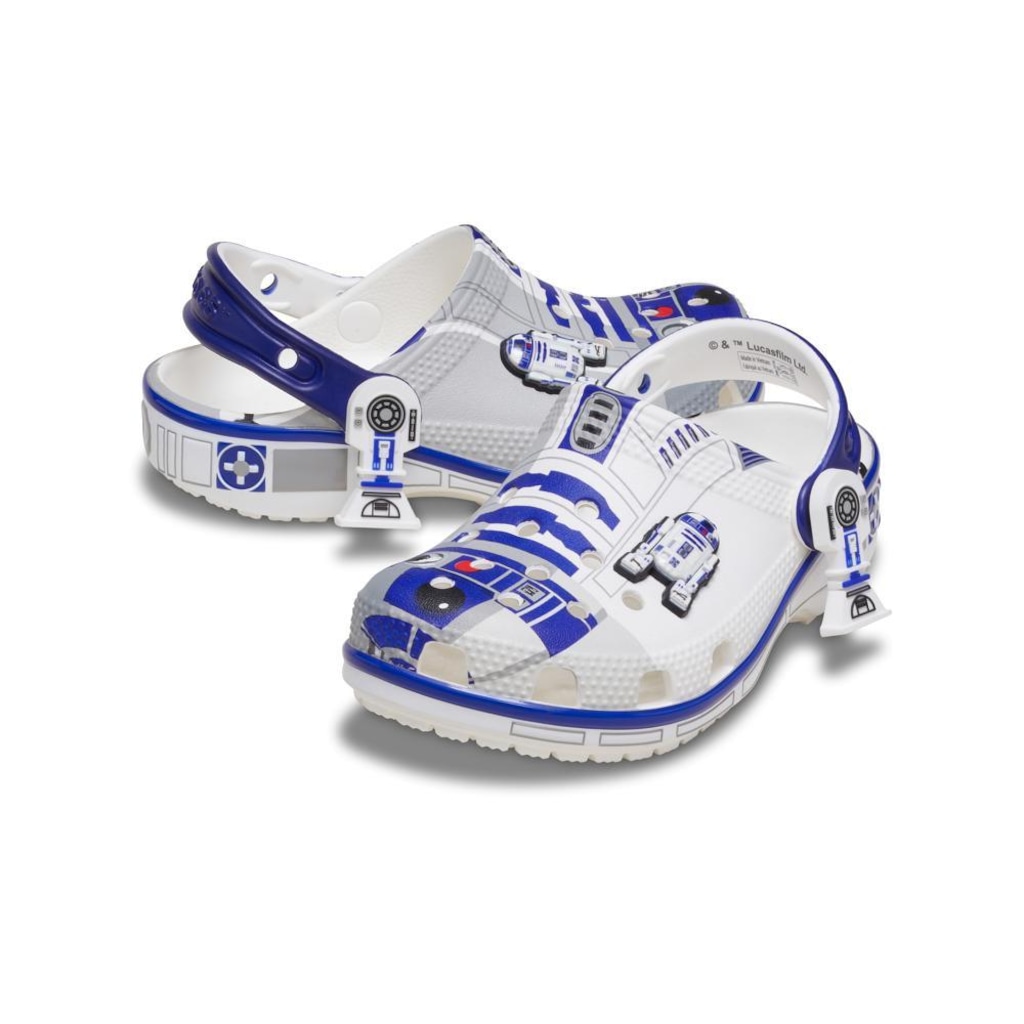 Imagem 4 do produto Sandália Crocs Star Wars R2D2 Classic Clog K Multi - Unissex
