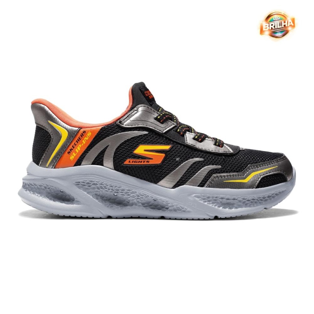 Imagem 3 do produto Tênis Infantil Skechers Meteor Lights Brisk