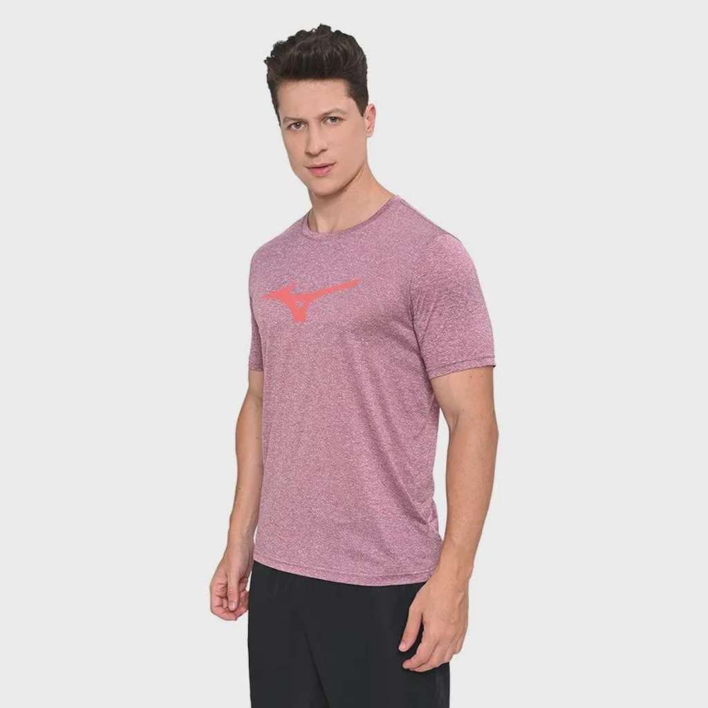 Imagem 2 do produto Camiseta Mizuno Run Spark Mescla Masculina
