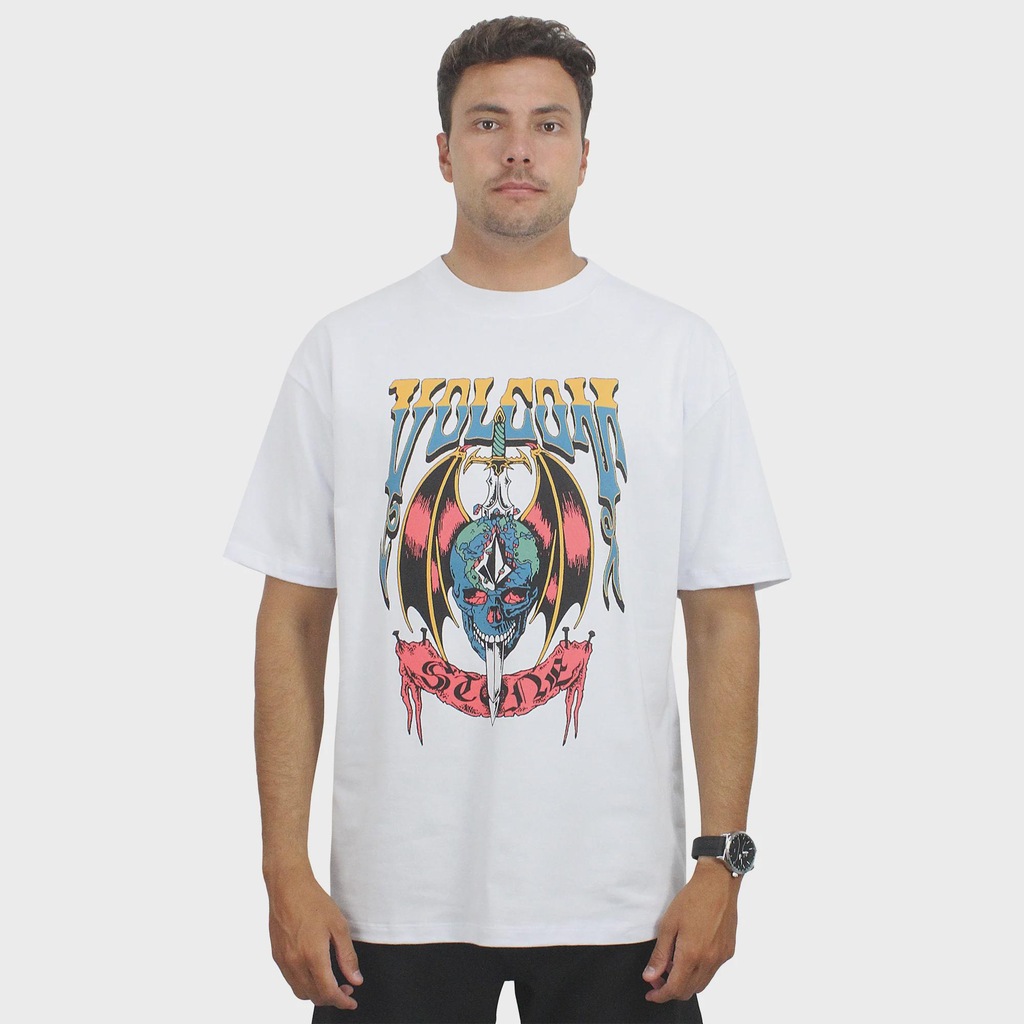 Imagem 3 do produto Camiseta Volcom Confort World Weapon - Masculina