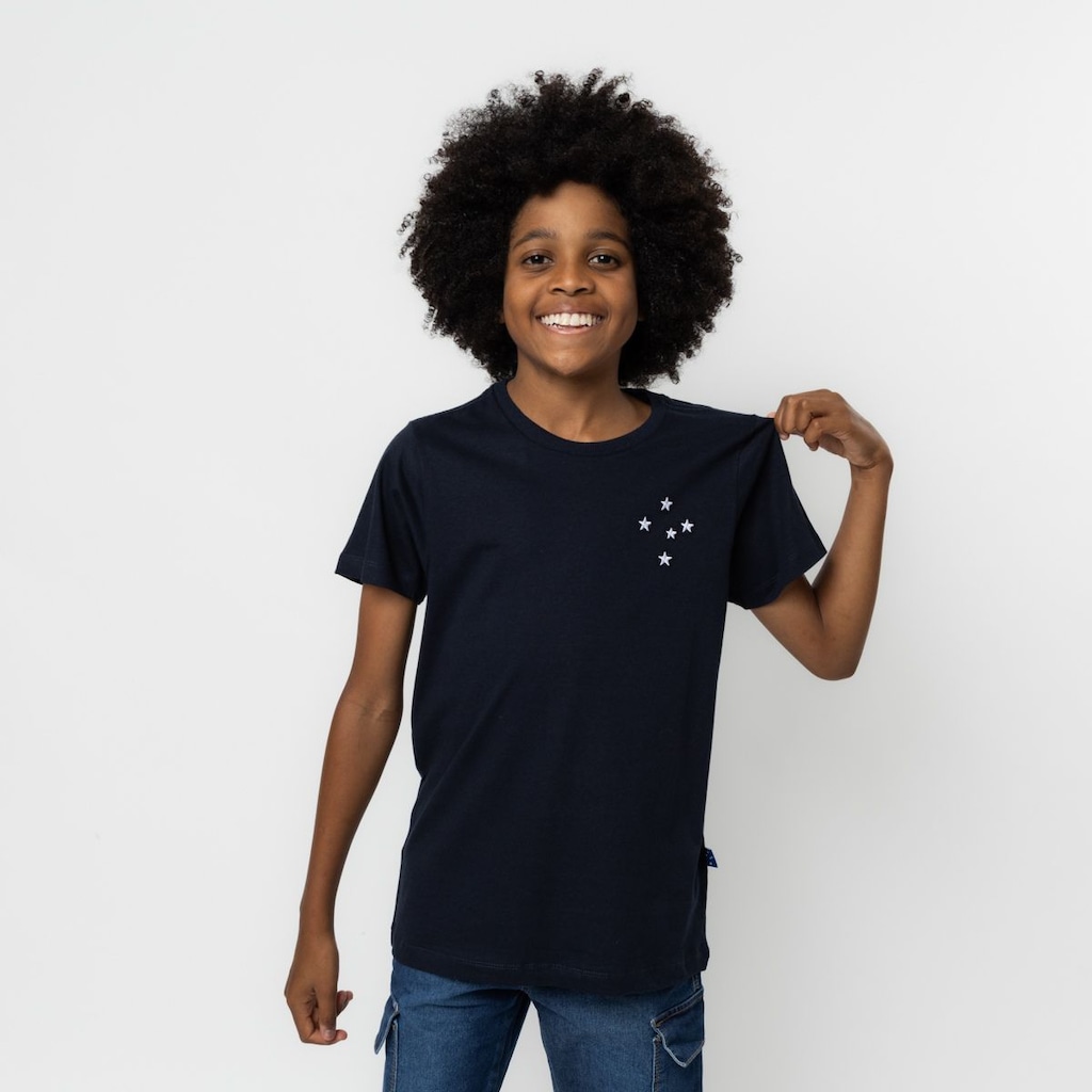 Imagem 2 do produto Camiseta Esportiva Cruzeiro Surf Center Logo Bordado Infantil