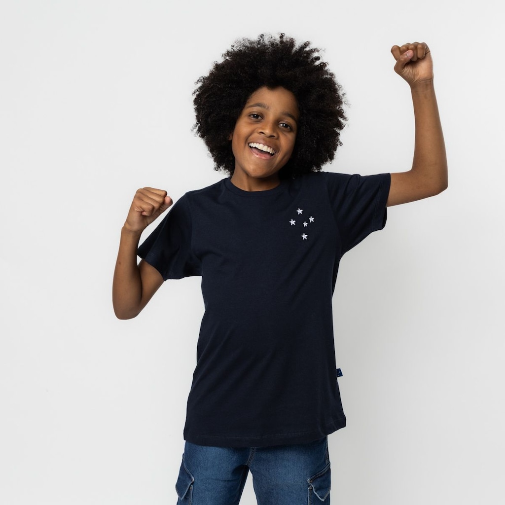 Imagem 5 do produto Camiseta Esportiva Cruzeiro Surf Center Logo Bordado Infantil