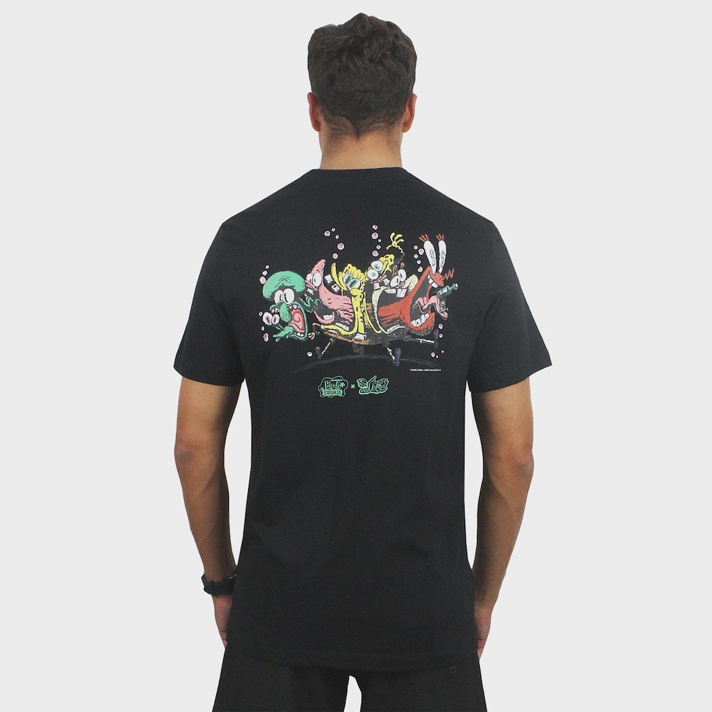Imagem 2 do produto Camiseta Lost x Bob Esponja Crazy Gang - Masculina