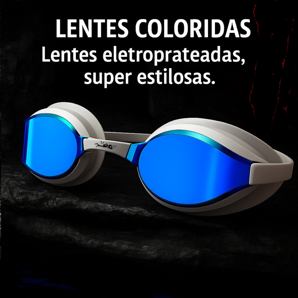 Imagem 4 do produto Óculos de Natação Gold Sports Cool Performance 6.0 - Espelhado HD - Adulto