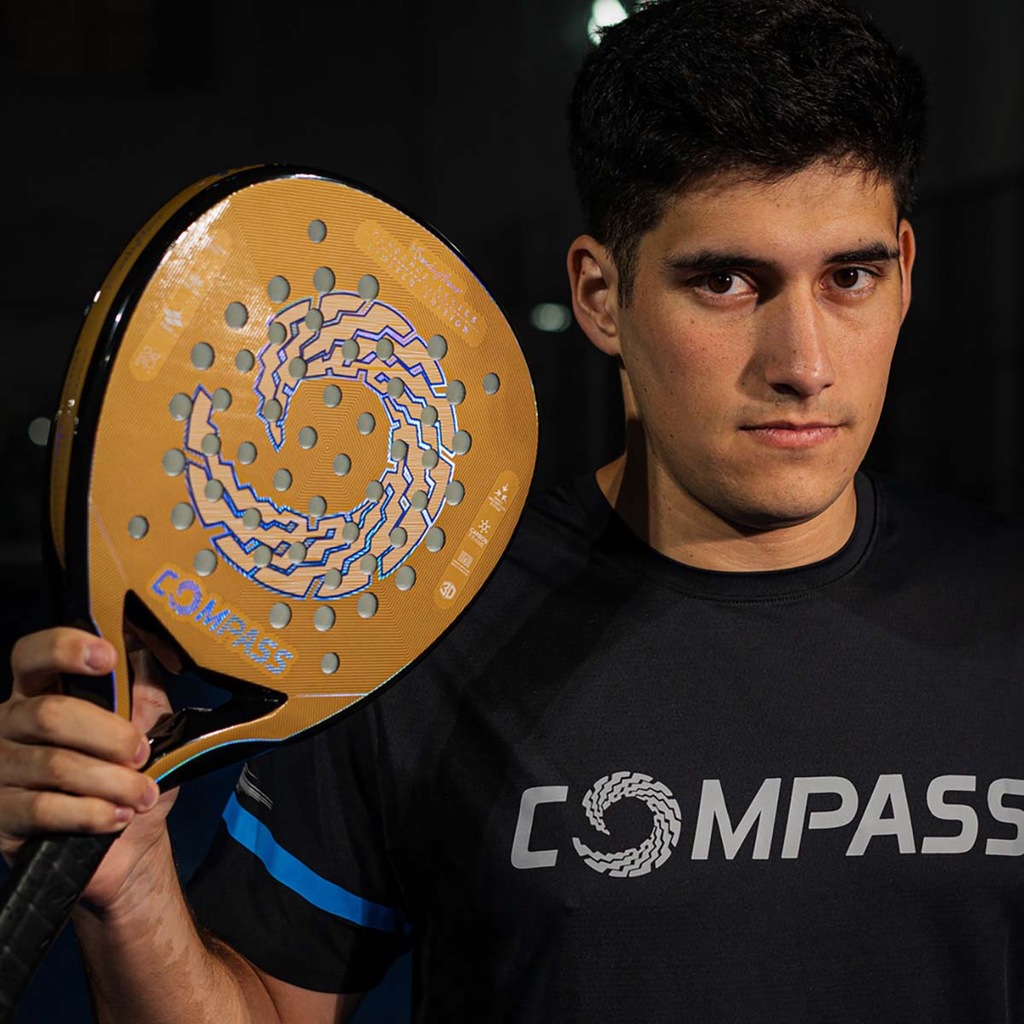 Imagem 2 do produto Raquete Padel Compass MS Limited Edition 12k Maxi Sánchez Blasco