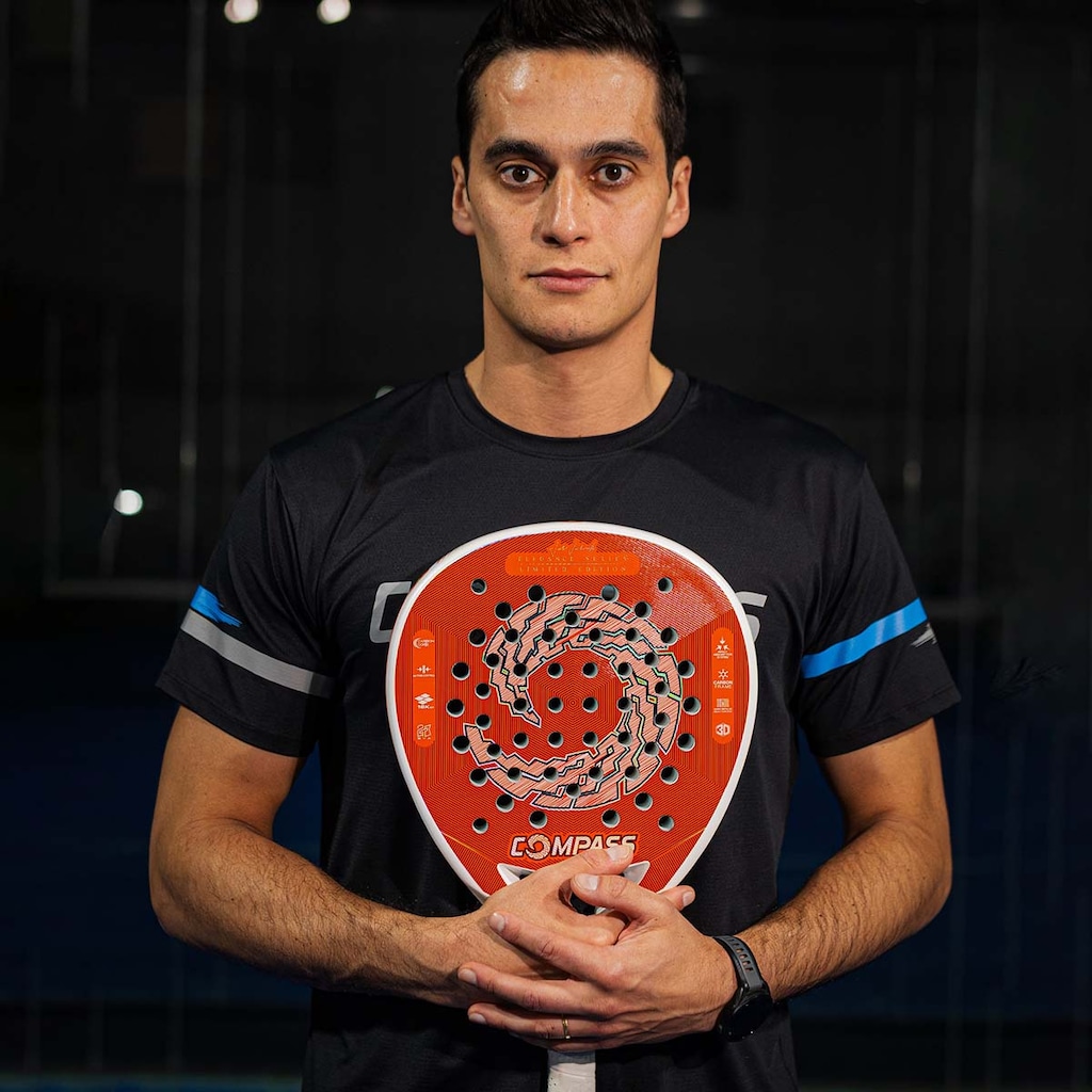 Imagem 2 do produto Raquete Padel Compass JJ Limited Edition 16k Júlio Julianoti