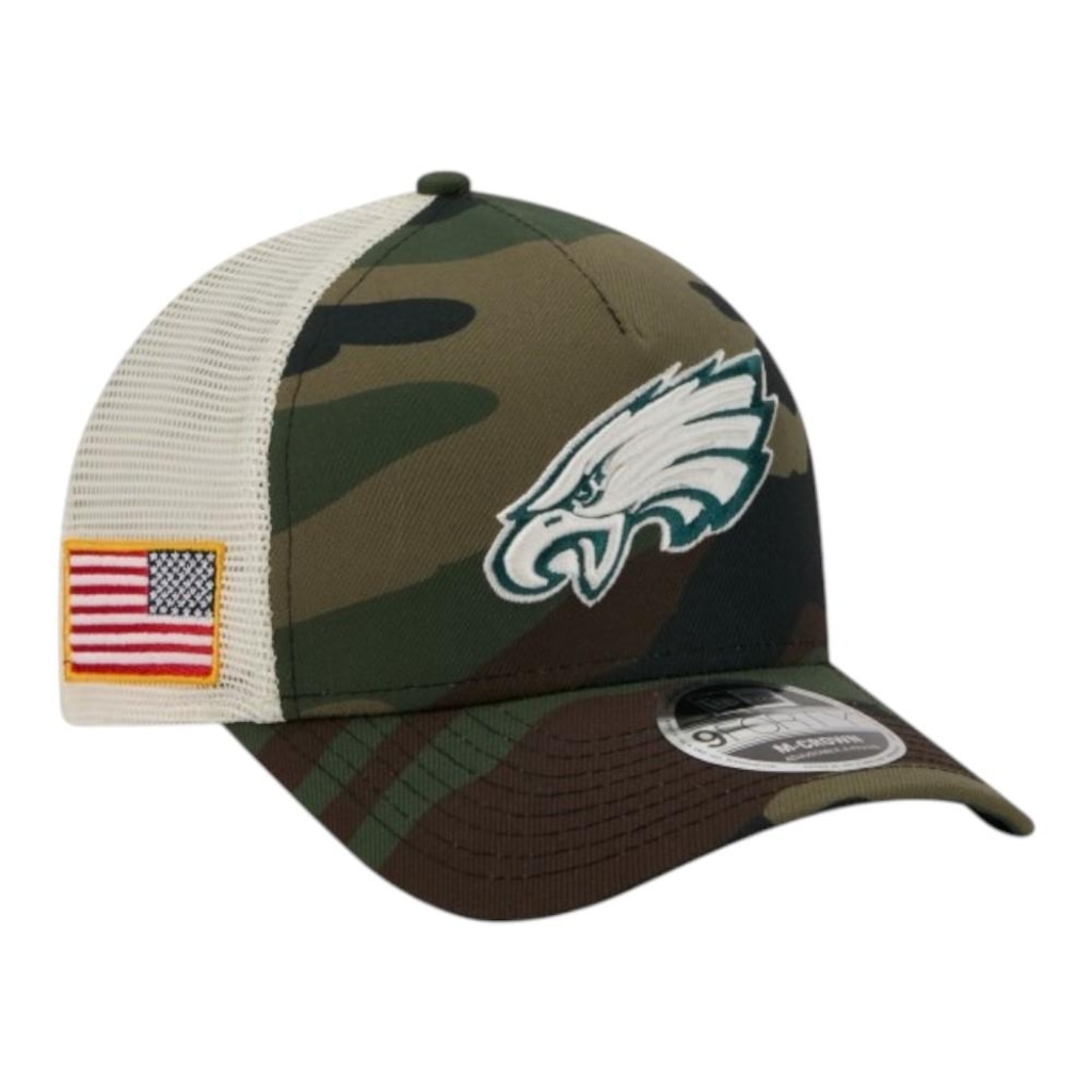 Imagem 4 do produto Boné New Era 940MC Philadelphia Eagles Salute To Service 25 Masculino