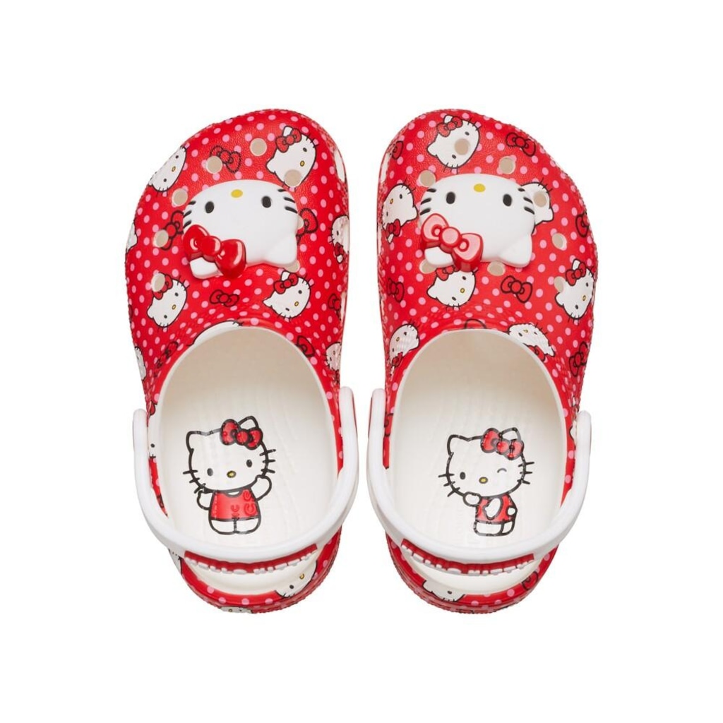 Imagem 5 do produto Sandália Crocs Hello Kitty Classic Clog T Multi - Infantil
