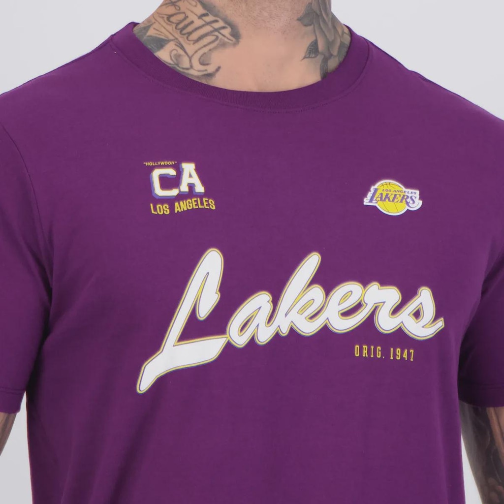 Imagem 5 do produto Camiseta NBA Los Angeles Lakers Big Logo Masculina