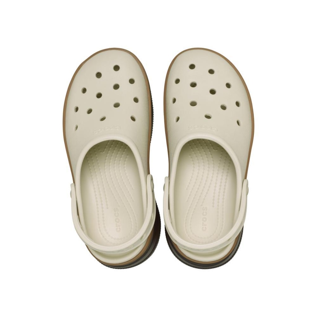 Imagem 5 do produto Sandália Crocs Classic Stacked Clog Mocha - Feminino