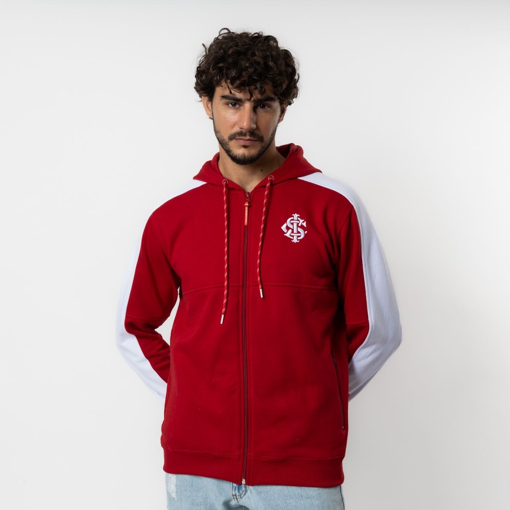 Imagem 3 do produto Blusão de Moletom Do Internacional com Capuz Surf Center - Masculino