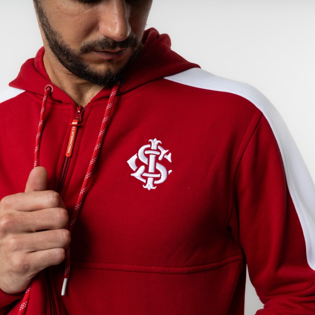 Imagem 4 do produto Blusão de Moletom Do Internacional com Capuz Surf Center - Masculino