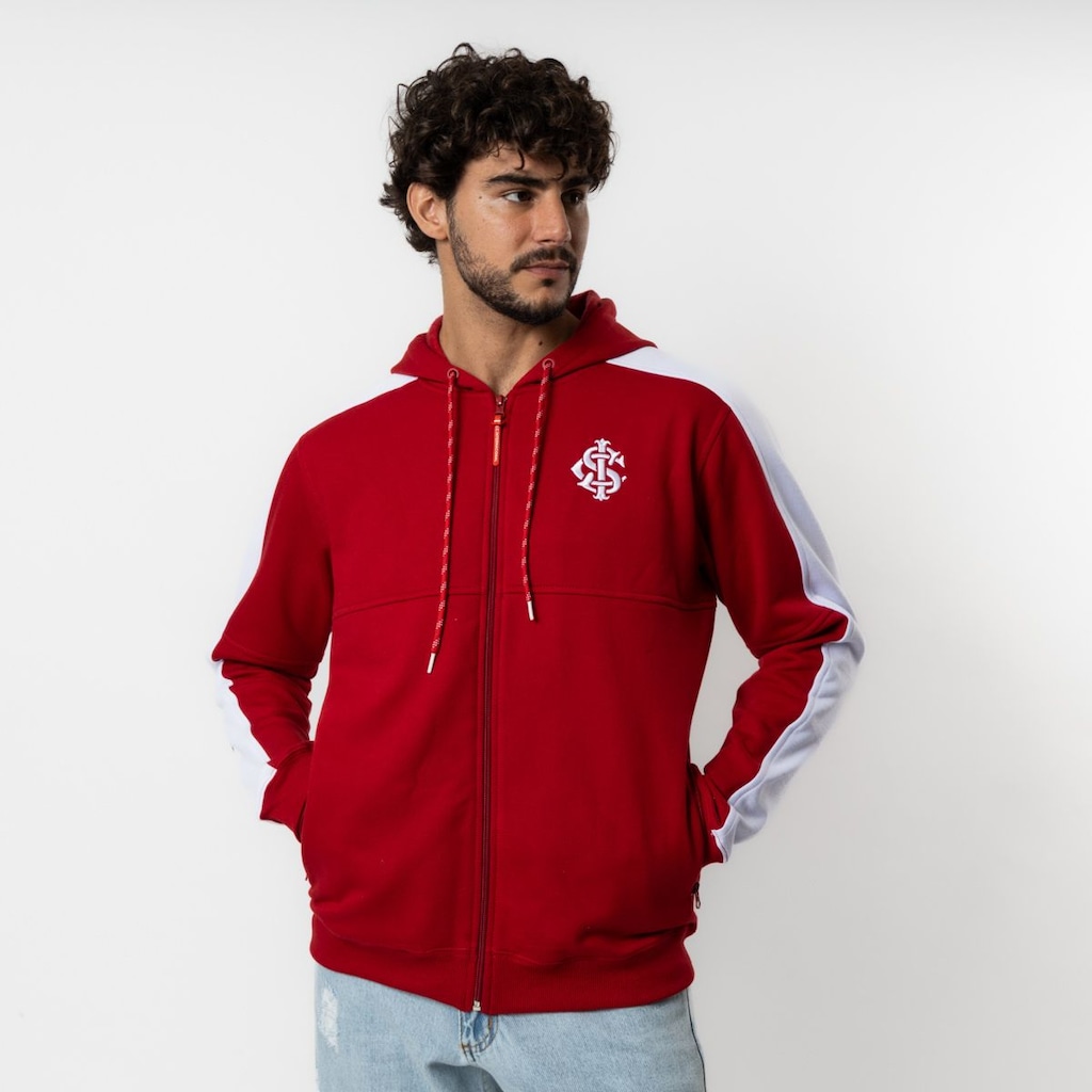 Imagem 5 do produto Blusão de Moletom Do Internacional com Capuz Surf Center - Masculino