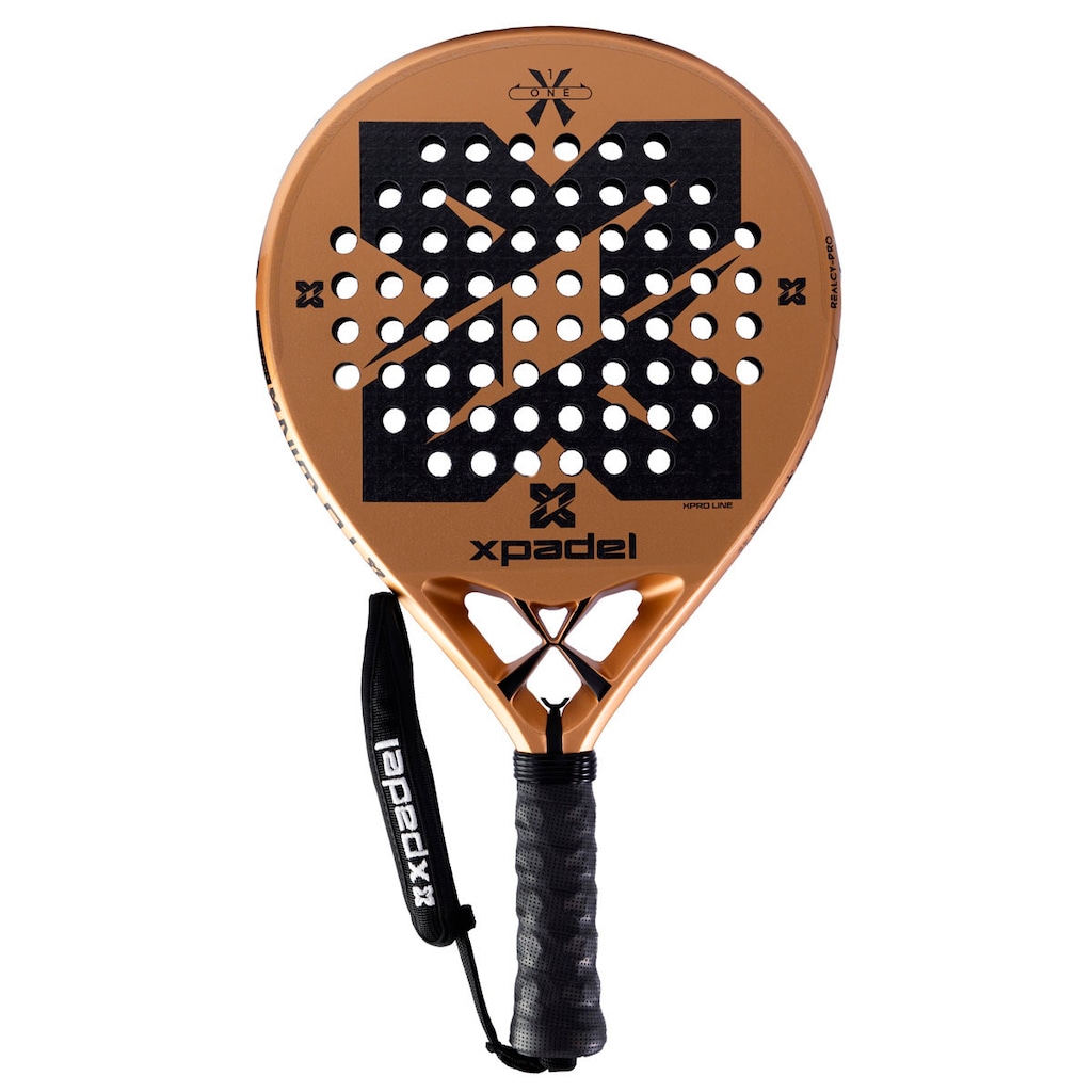 Imagem 2 do produto Raquete de Padel Xmasters Xpadel Dark and Gold - X One
