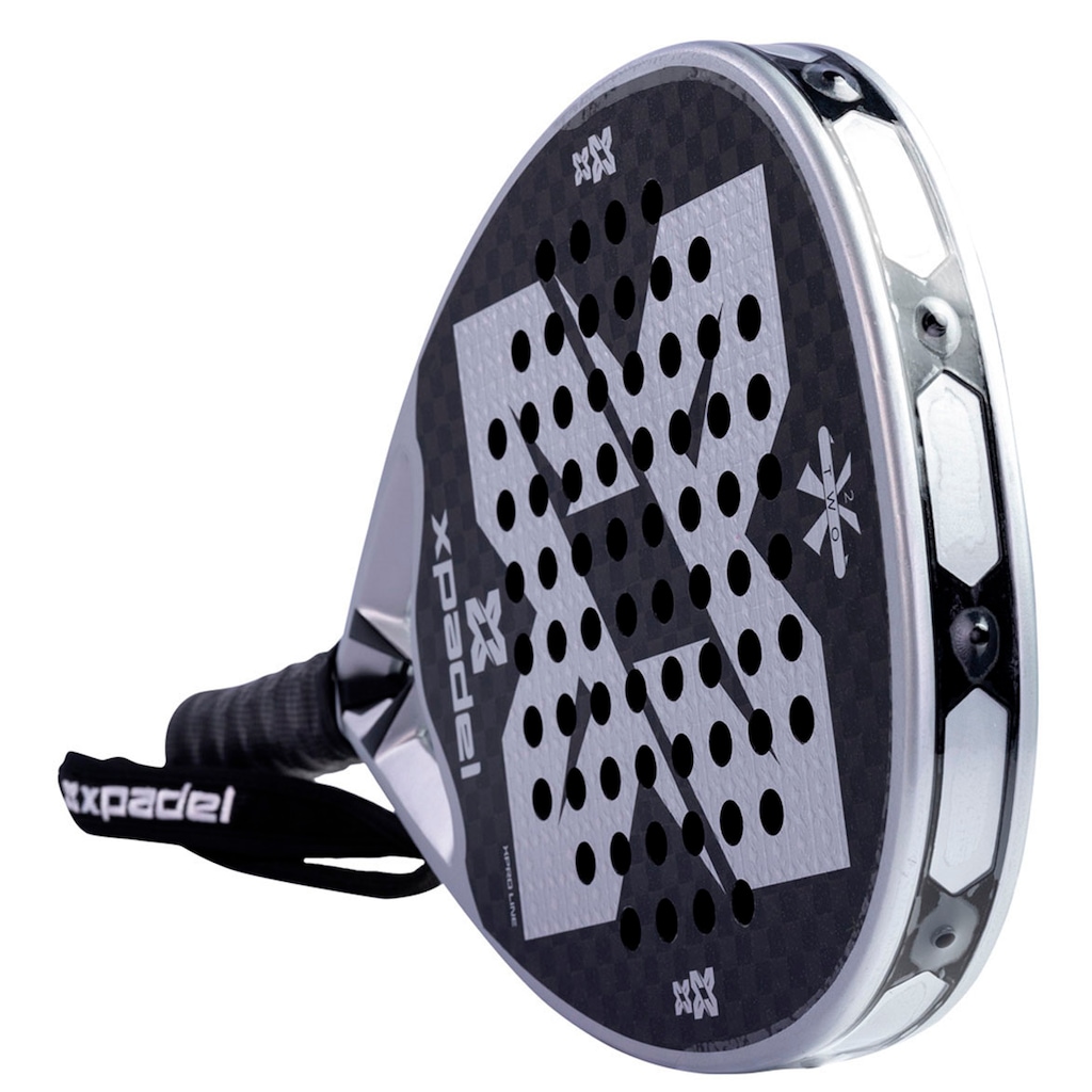 Imagem 5 do produto Raquete Padel Xmasters Xpadel Dark and Silver - Double X
