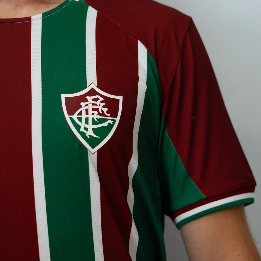 Imagem 4 do produto Camisa Do Fluminense Raglan Bench Braziline - Masculino