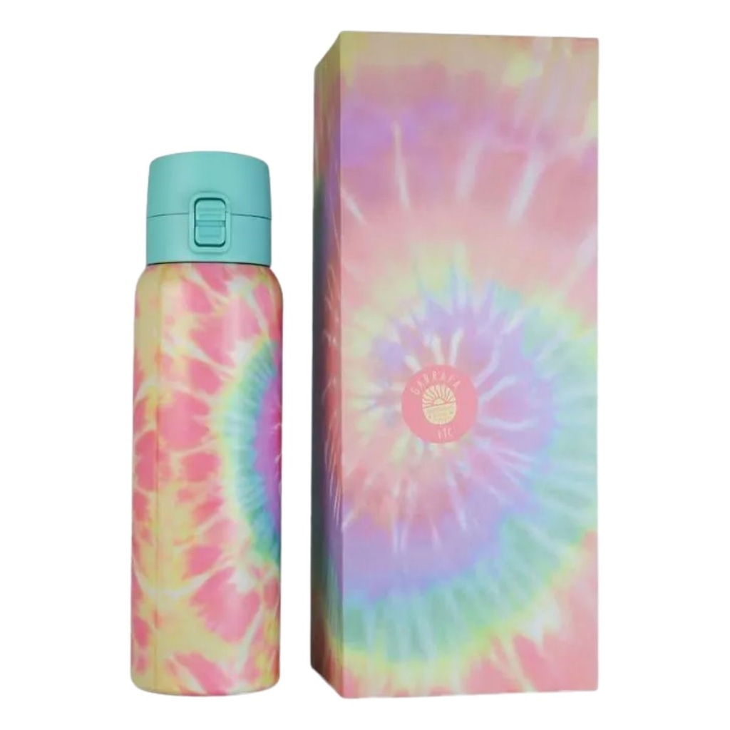 Imagem 2 do produto Garrafa Farm Etc Original Térmica Estampada Tie Dye 850ml