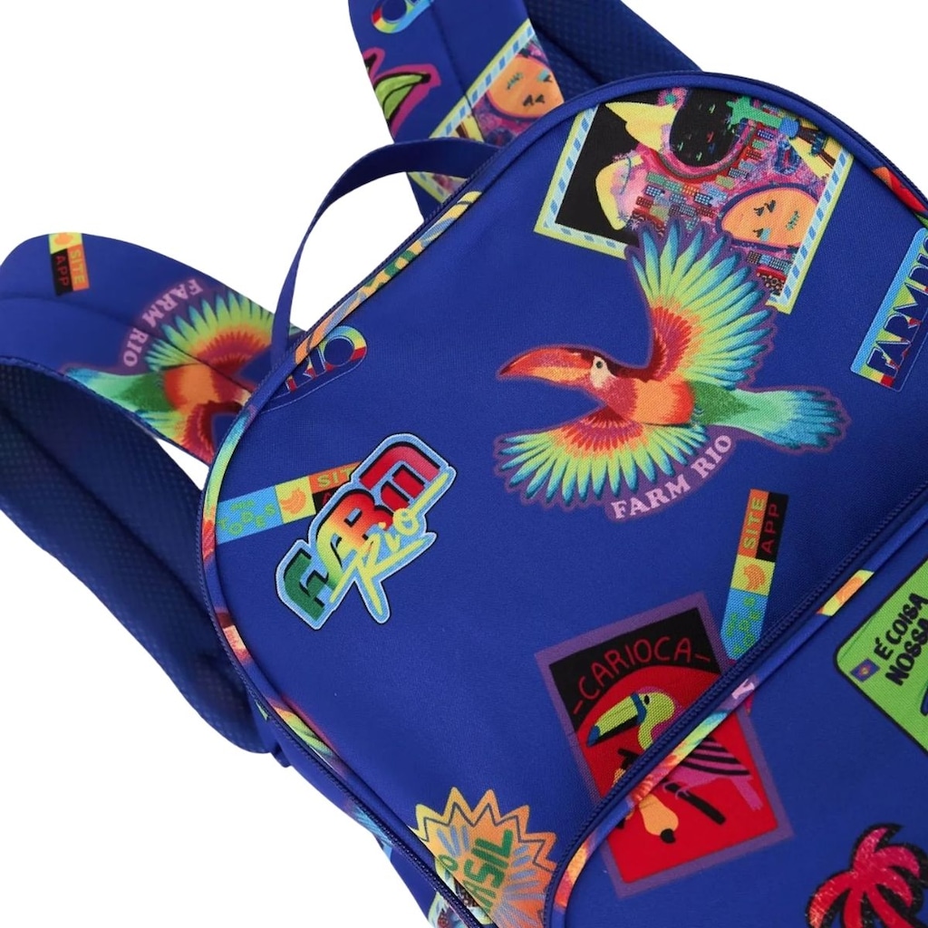 Imagem 3 do produto Mochila Farm Me Leva Patch Rio Estampada Original
