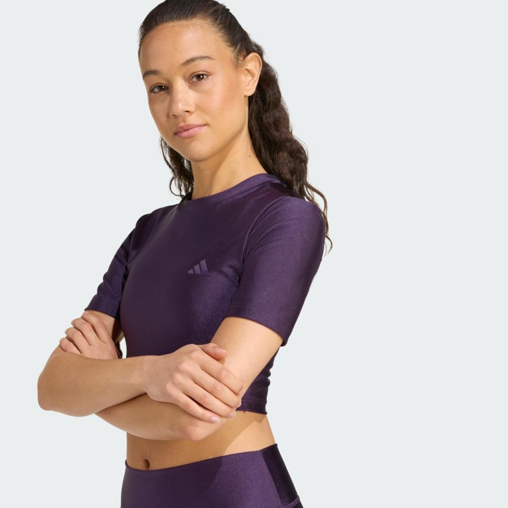Imagem 5 do produto Camiseta adidas Essentials de Treino Shine Feminina