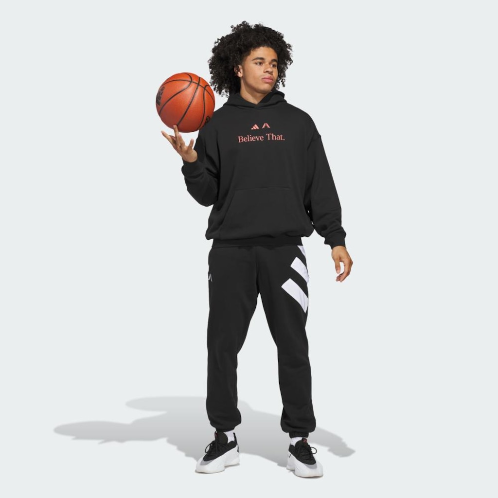 Imagem 4 do produto Blusão de Moletom com Capuz adidas Anthony Edwards Believe That Masculino