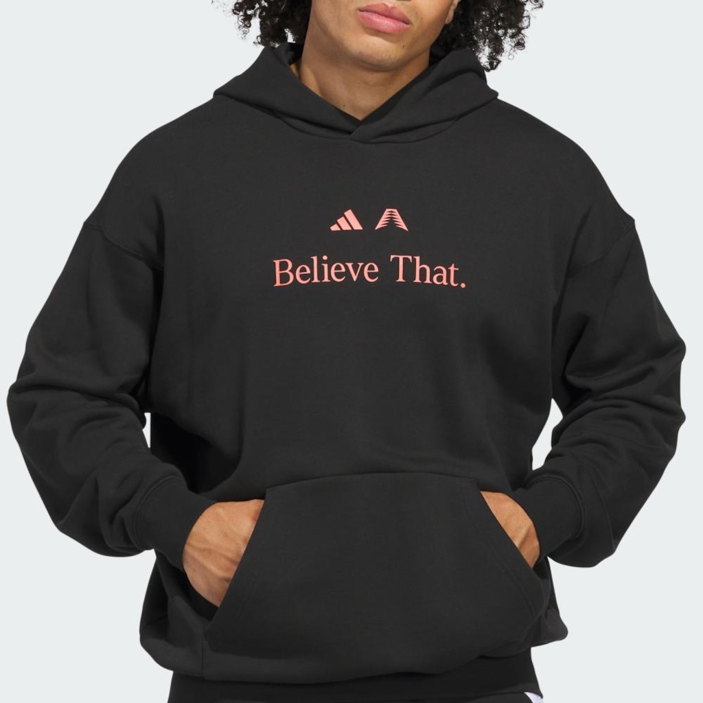 Imagem 5 do produto Blusão de Moletom com Capuz adidas Anthony Edwards Believe That Masculino