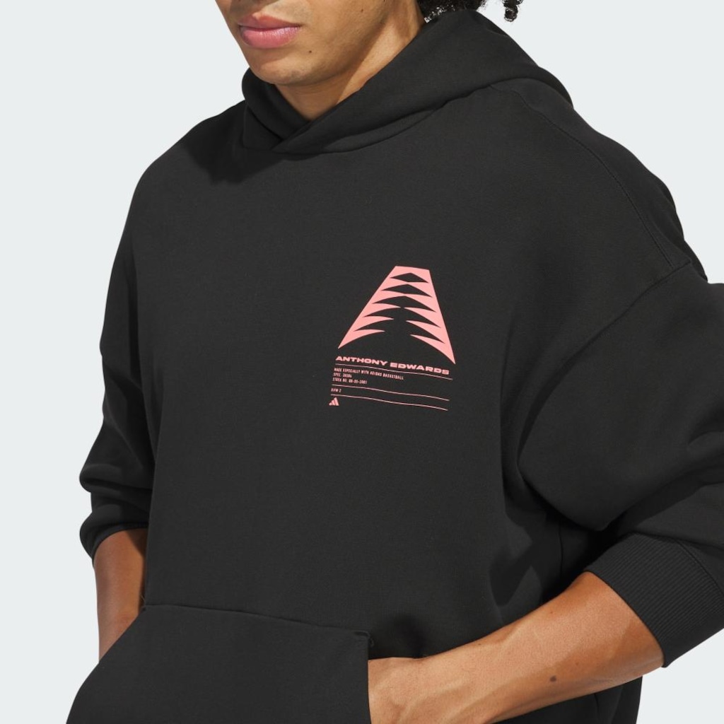 Imagem 5 do produto Blusão de Moletom adidas Anthony Edwards Schematic Masculino