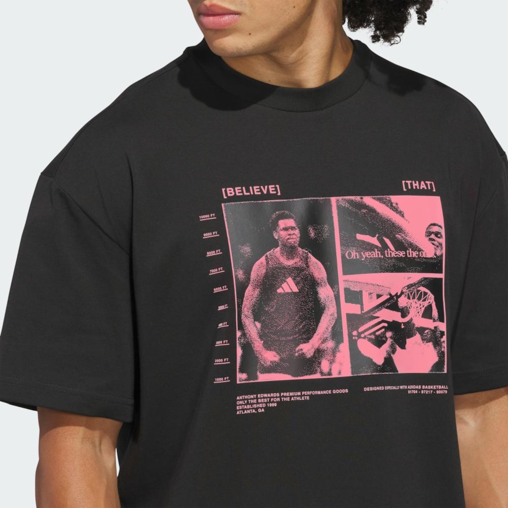 Imagem 5 do produto Camiseta adidas Anthony Edwards Masculina
