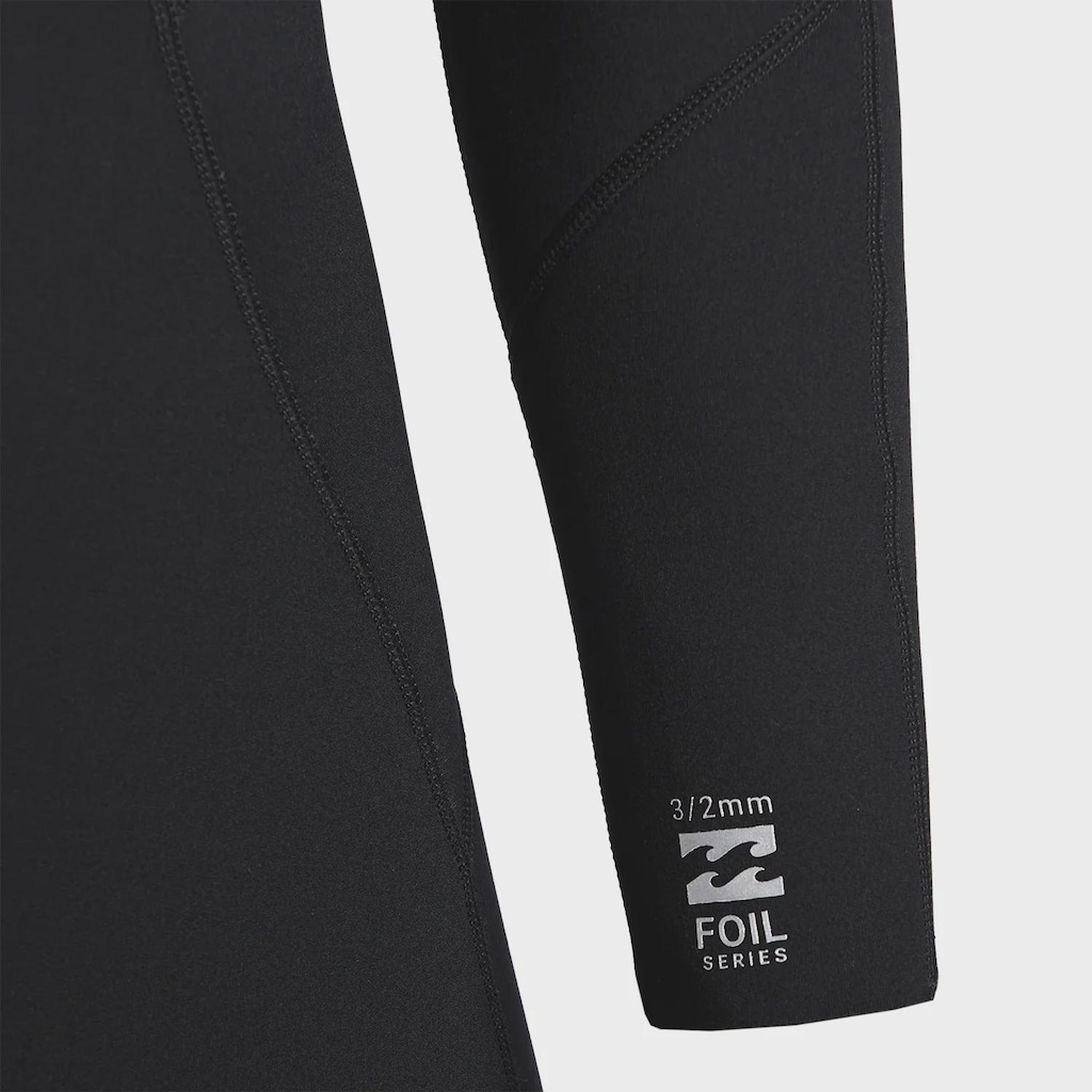 Imagem 3 do produto Long John Billabong Foil 302 Full Back Zip Black - Masculino