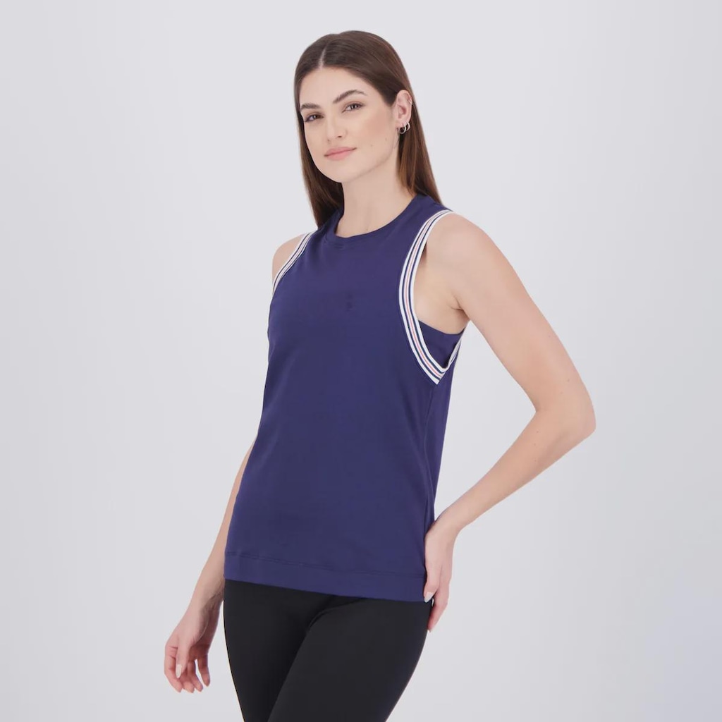 Imagem 3 do produto Camiseta Regata Fila Comfort Chevron Letter Feminina