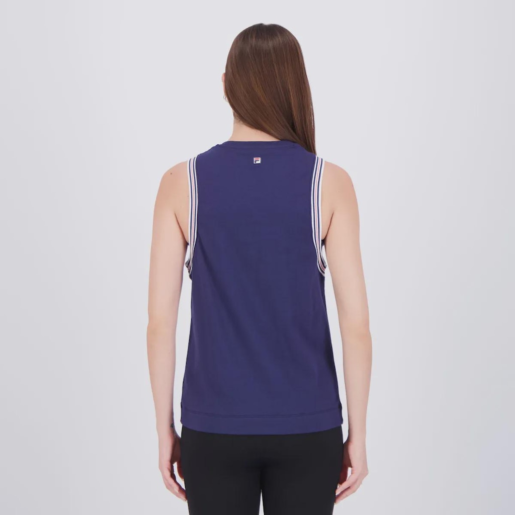 Imagem 4 do produto Camiseta Regata Fila Comfort Chevron Letter Feminina