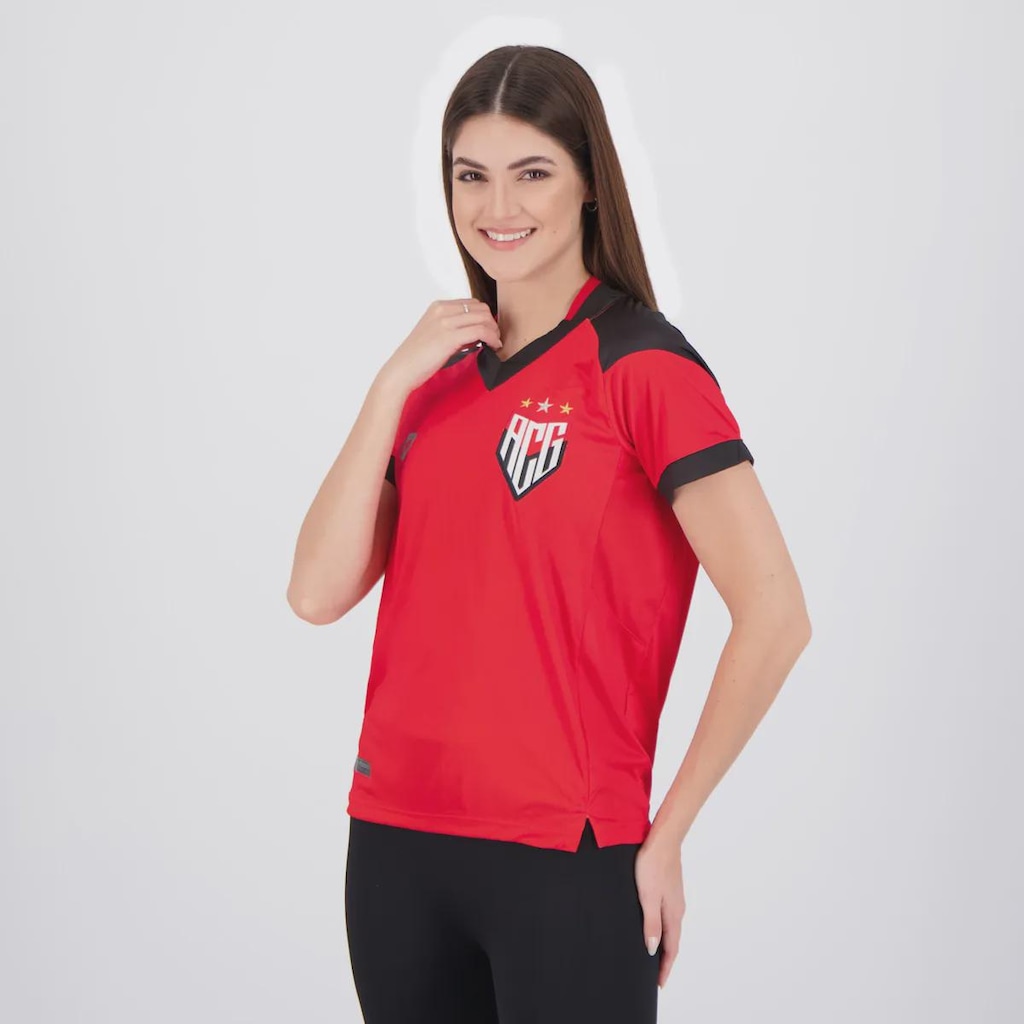 Imagem 3 do produto Camisa Do Atlético Goianiense Comissão 2024 Dragão Premium - FutFanatics - Feminina