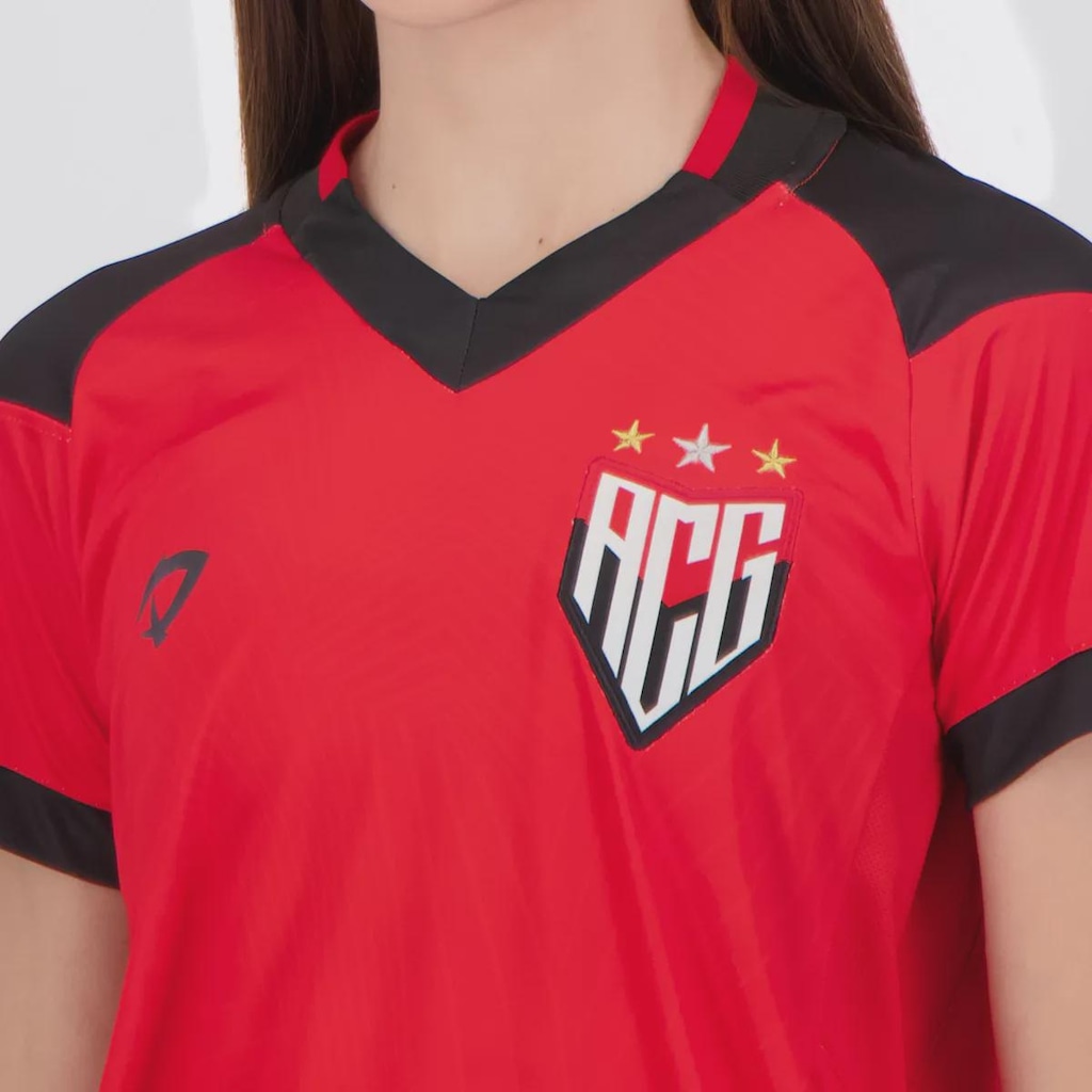 Imagem 5 do produto Camisa Do Atlético Goianiense Comissão 2024 Dragão Premium - FutFanatics - Feminina