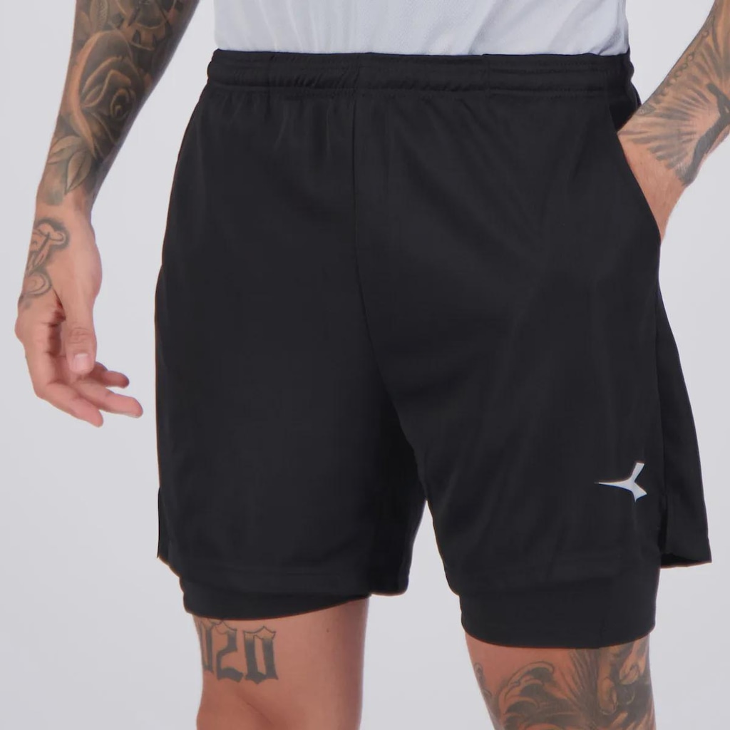 Imagem 3 do produto Bermuda Diadora 2 em 1 Com Bolso - Masculina
